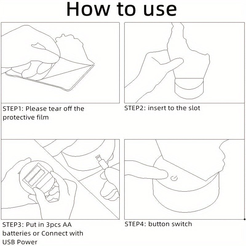 AutoLamp - 3D Sportbil Nattlampan med Touch Control och USB