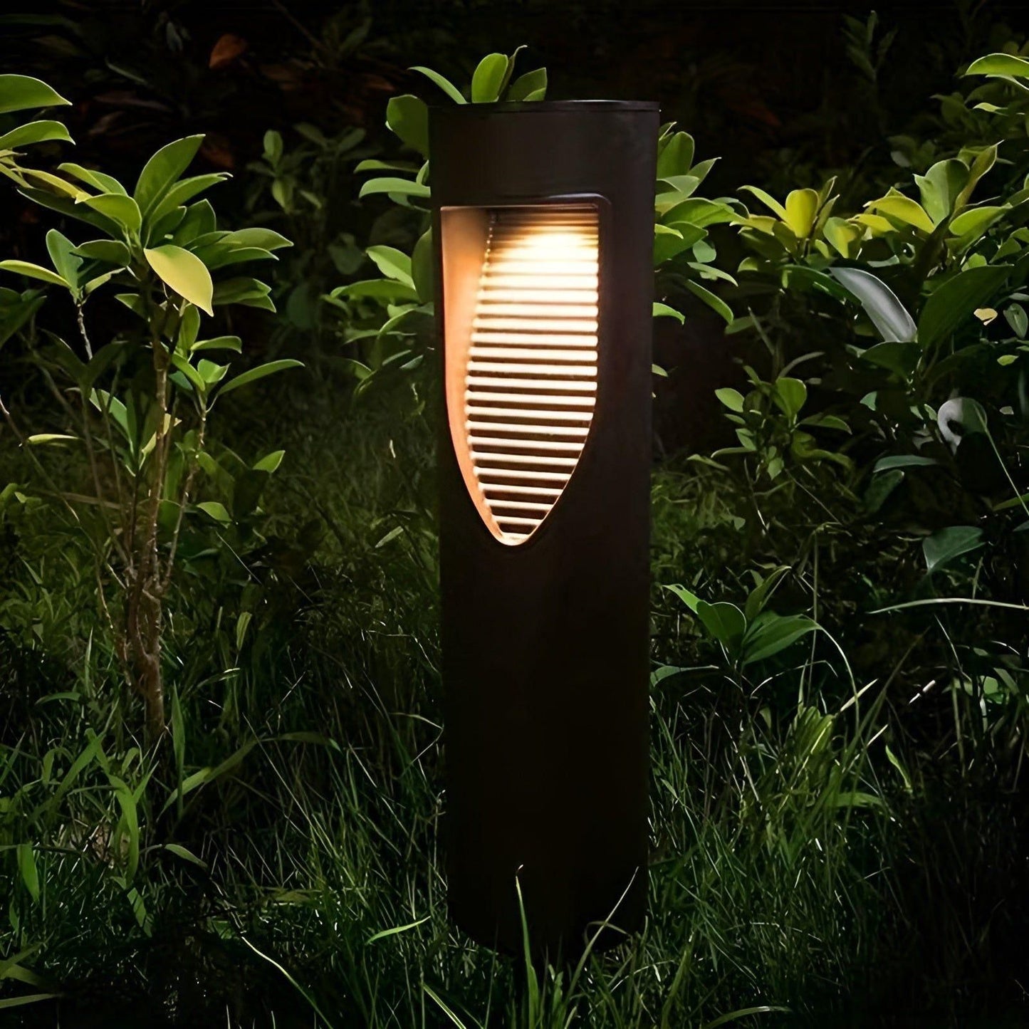 Carvallo Solar Trädgårdslampa Cylinder | Varmvit Ljus | Vattentät & Trådlös | Touch-kontroll