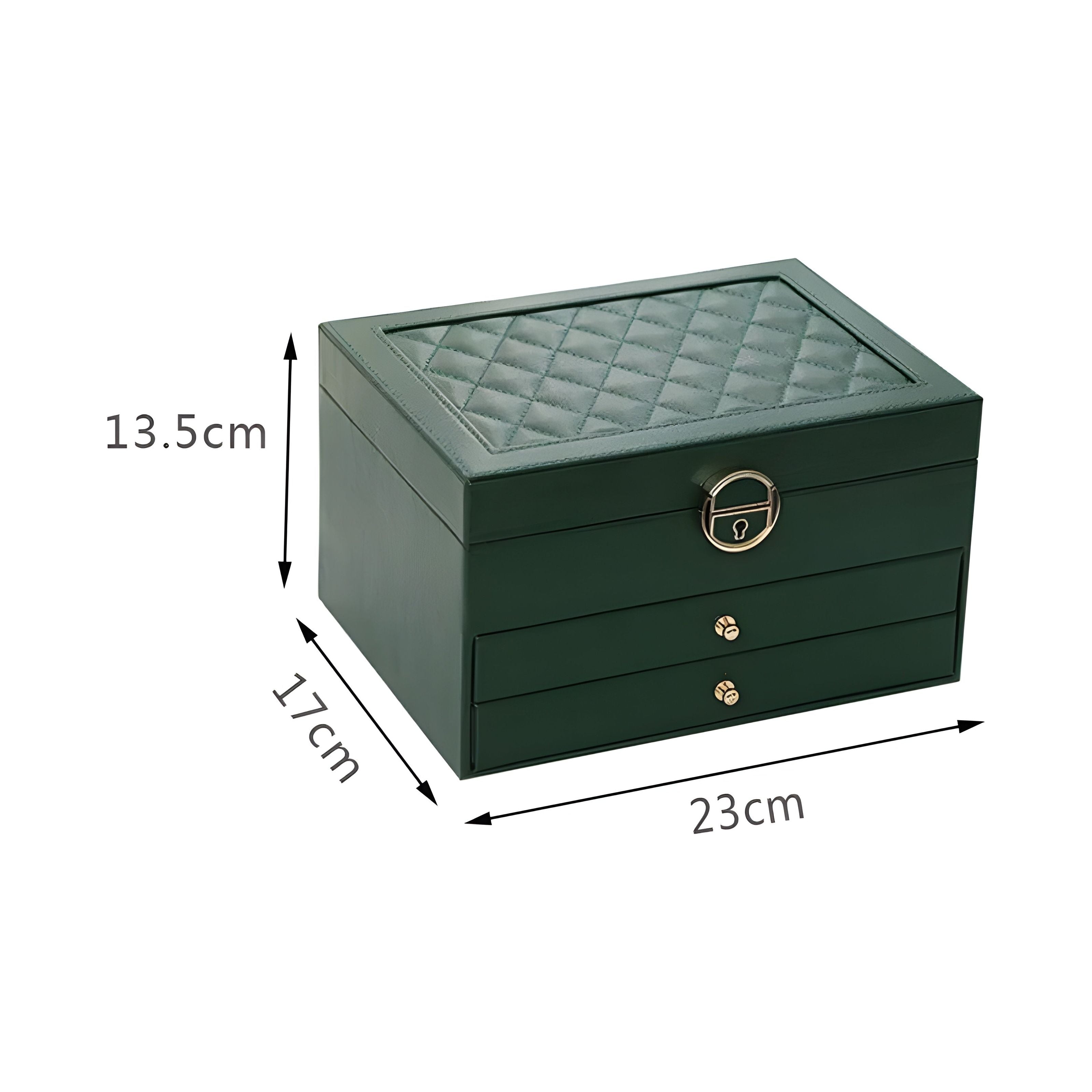 DiamondKeep Box - Elegant tre-lagers smyckeslåda