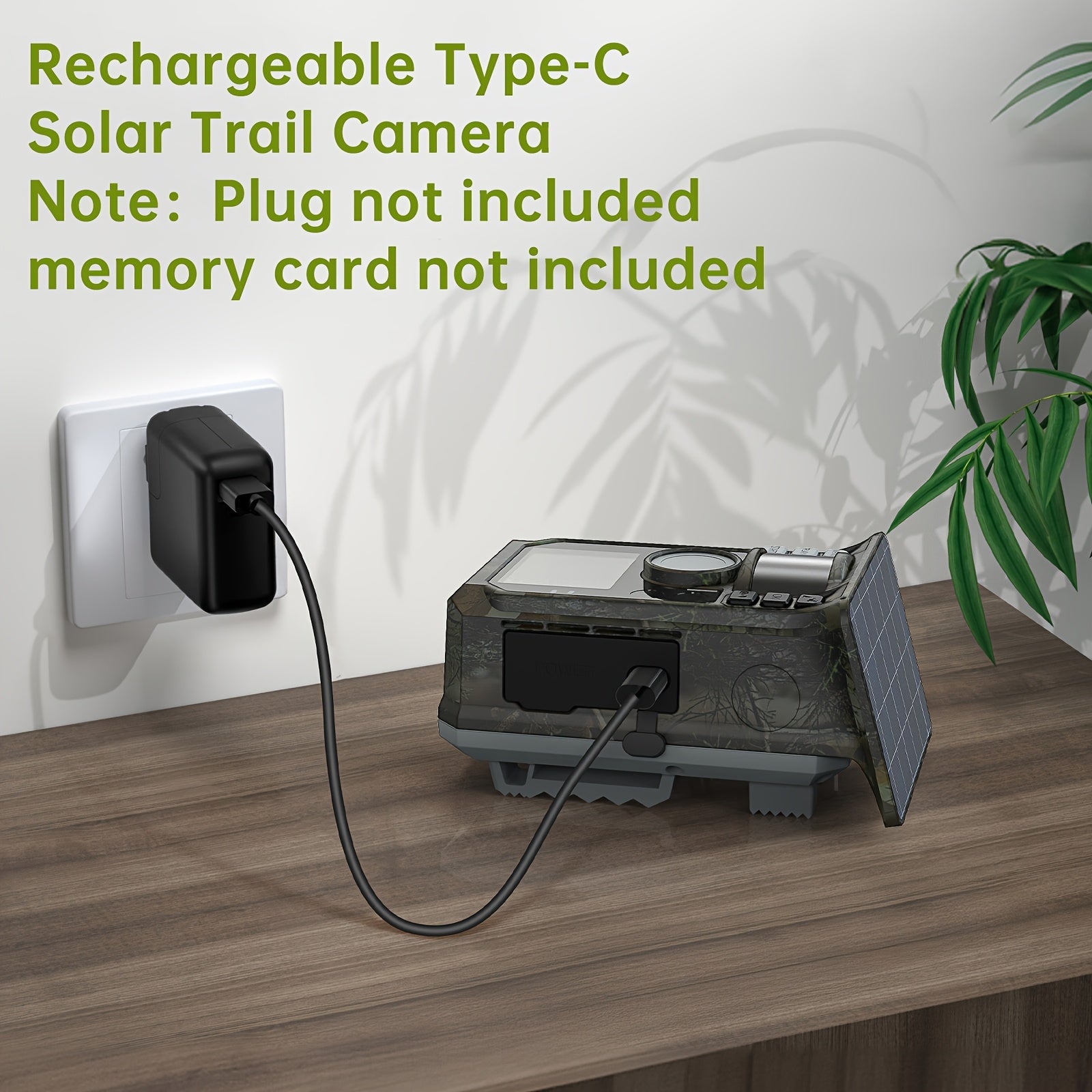 64MP 4K Solär Trailkamera Se Mer Fånga Alla