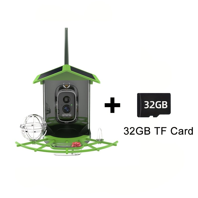 Smart fågelmatare med 2k kamera