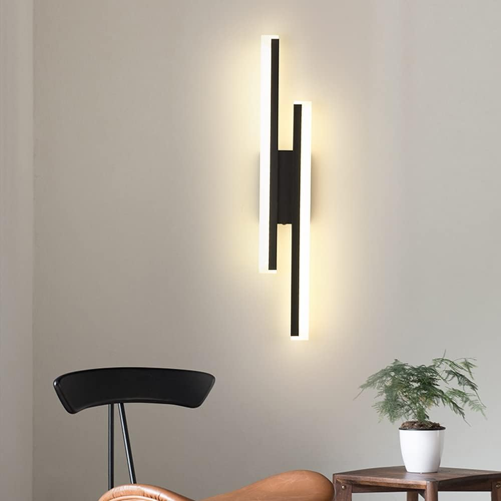 Akryl LED Vägglampa | Vardagsrum | Metall-Akryl | 18,9" Armatur | Brick by Brick