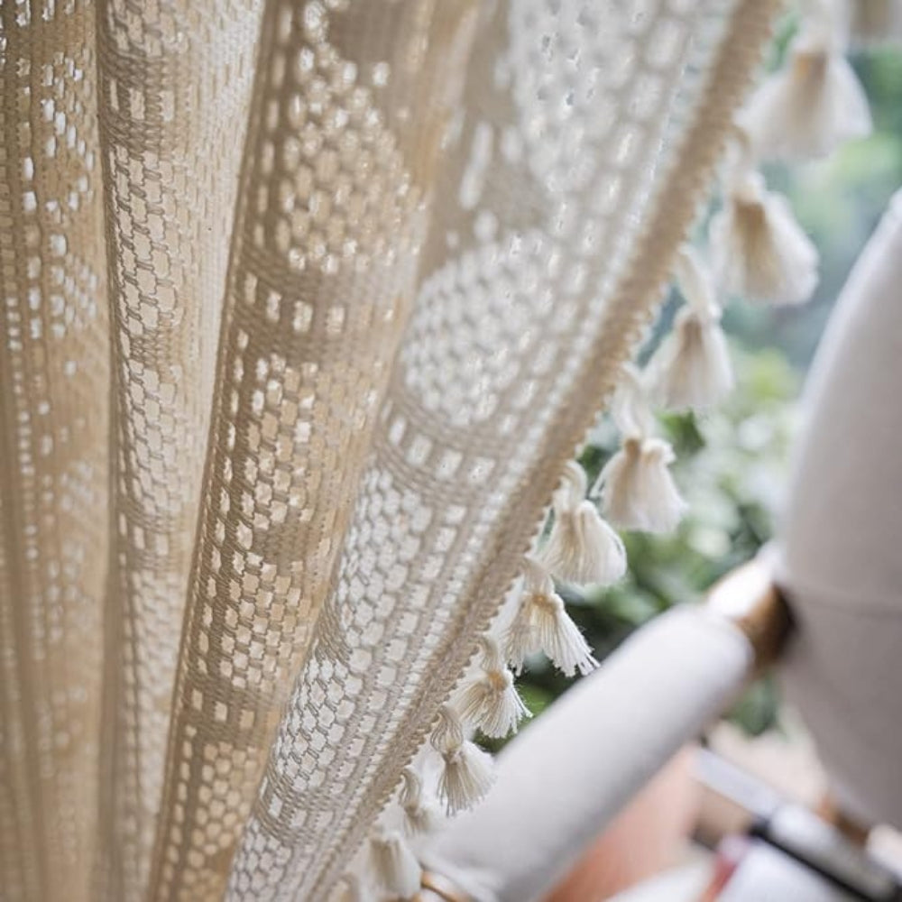 Rombus rutig diamantmönster gardin