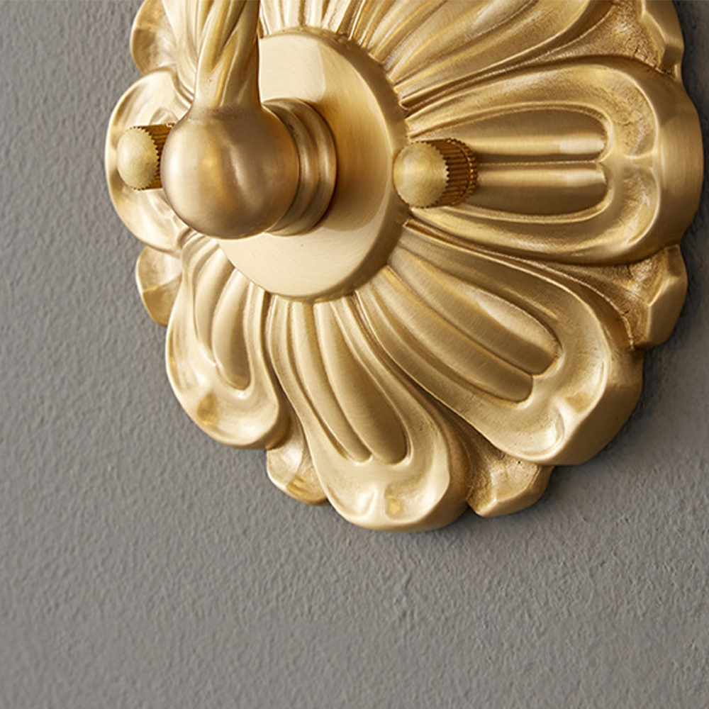 Fransk Vardagsrum Retro Glas Vägglampor