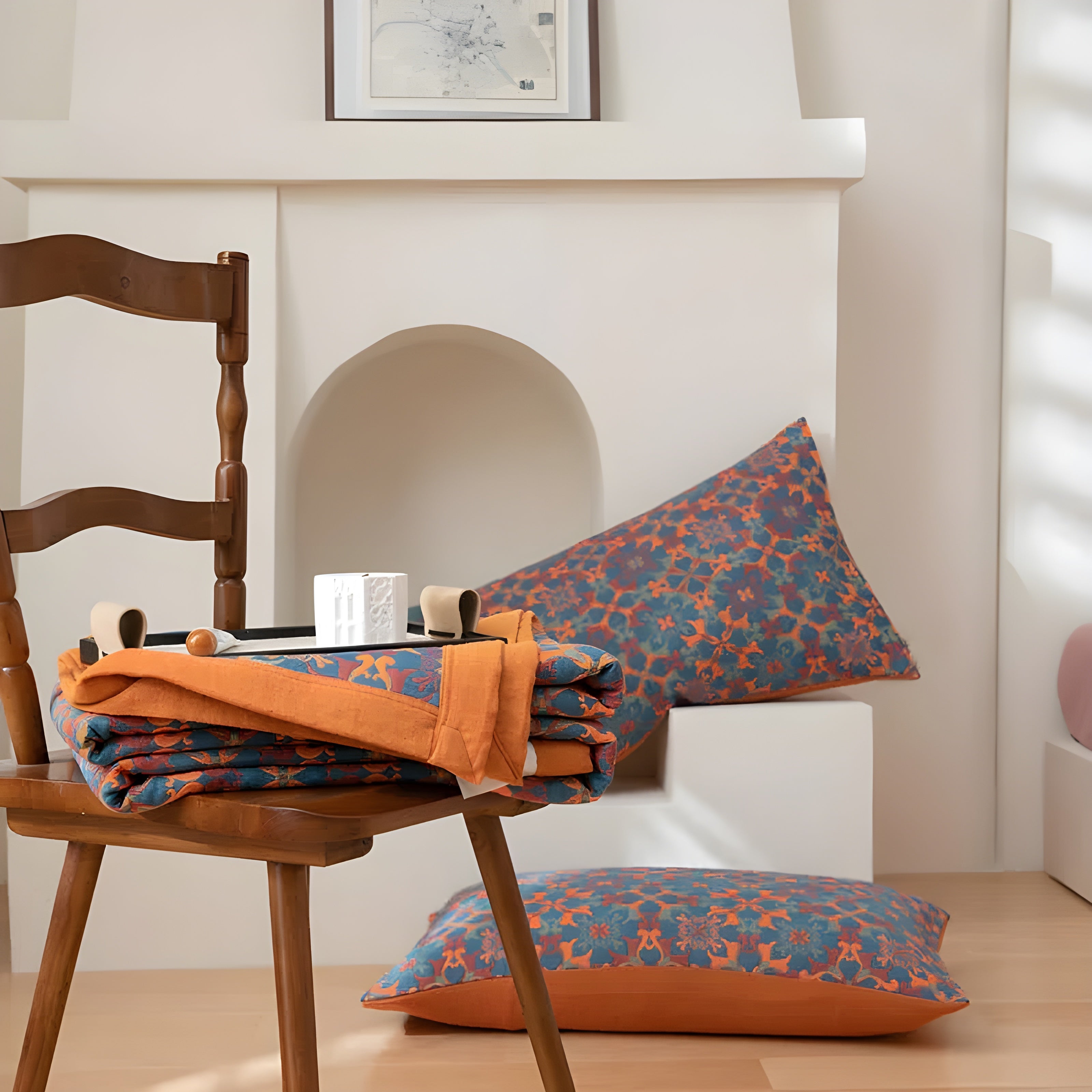 EthniWeave Filt – Dekorativ bomulls-ethno-filt