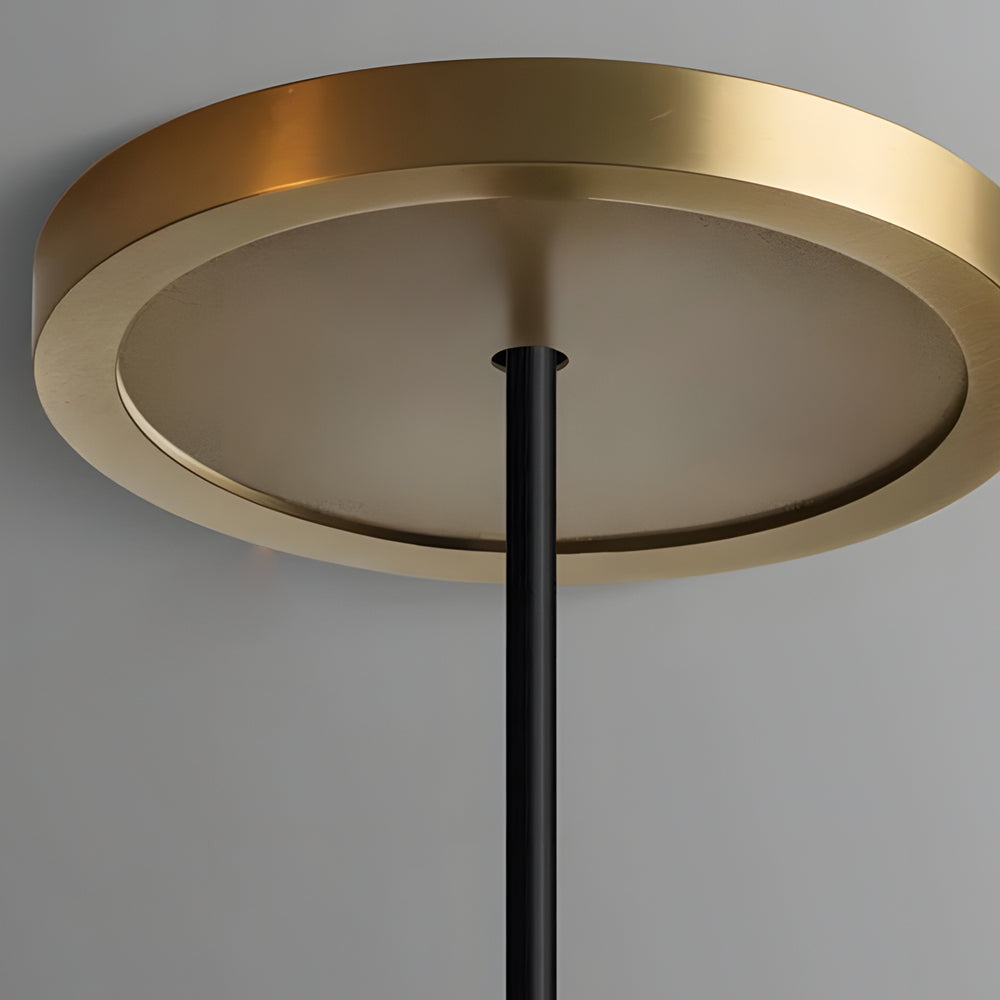 Geometrisk Taklampa med Kristallaccenter