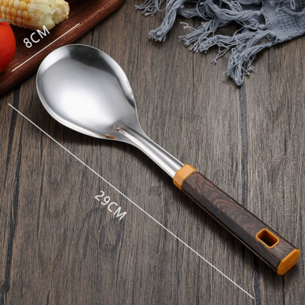 Trägrains rostfritt stål bestick | 6 delar set