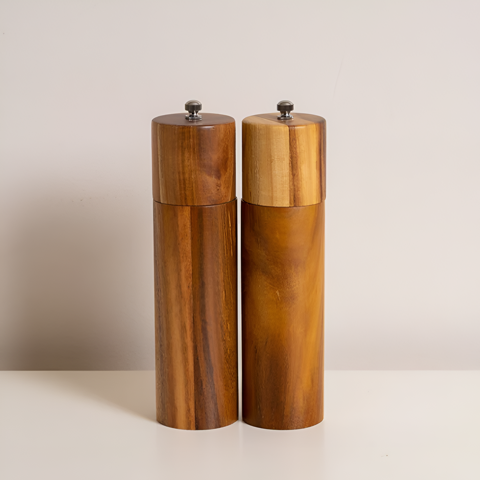 Minimalist Wooden Spice Mills