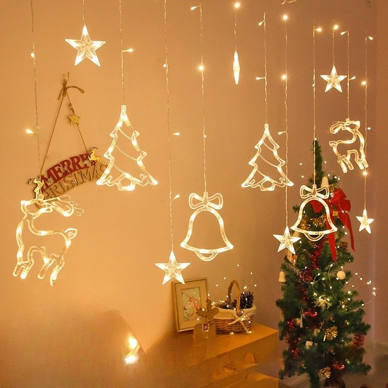 Carvallo – Stjärnformade Ljuskedjor med Kaskad-effekt för en Magisk Stämning