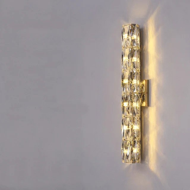 CrystalLuxe - Kunglig Sovrums Vägglampa