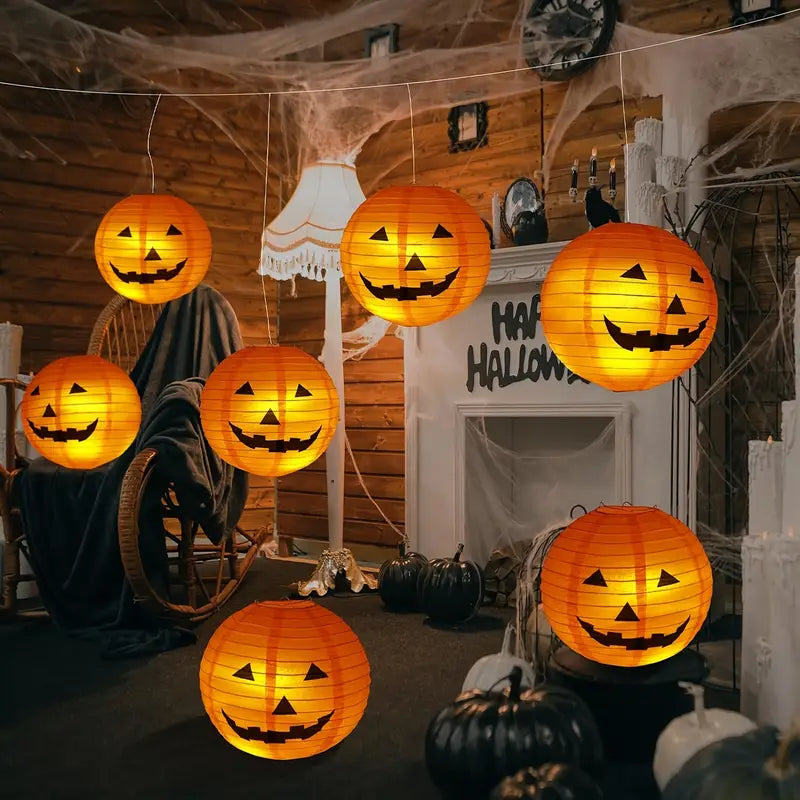 Halloween Papperslyktor – Pumpa-dekoration för trädgård, terrass och fest