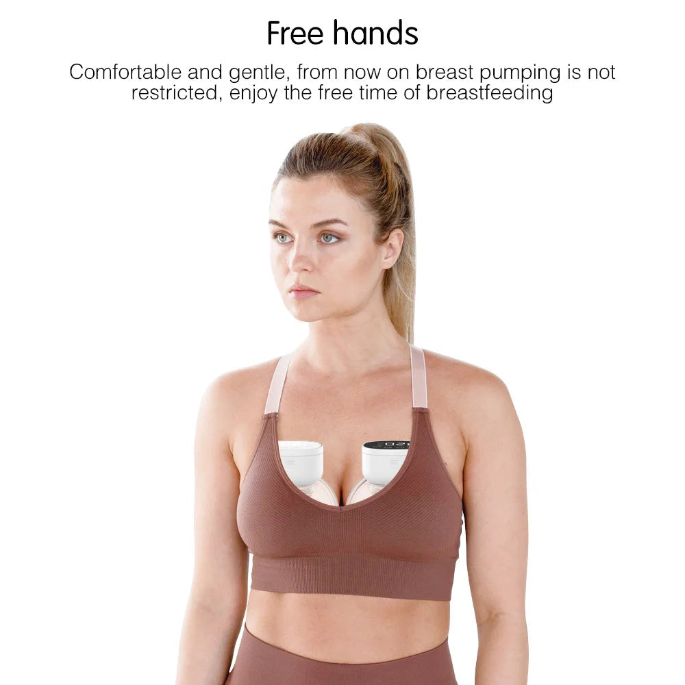 Bärbar elektrisk bröstpump med 180ML kapacitet