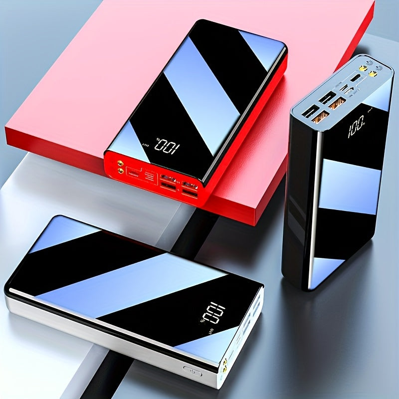 50000mAh Power Bank Snabb Laddning LED Display Ficklampa