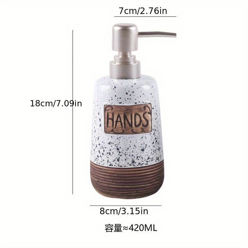Vintage keramik såpdispenser – 420ml för kök eller badrum