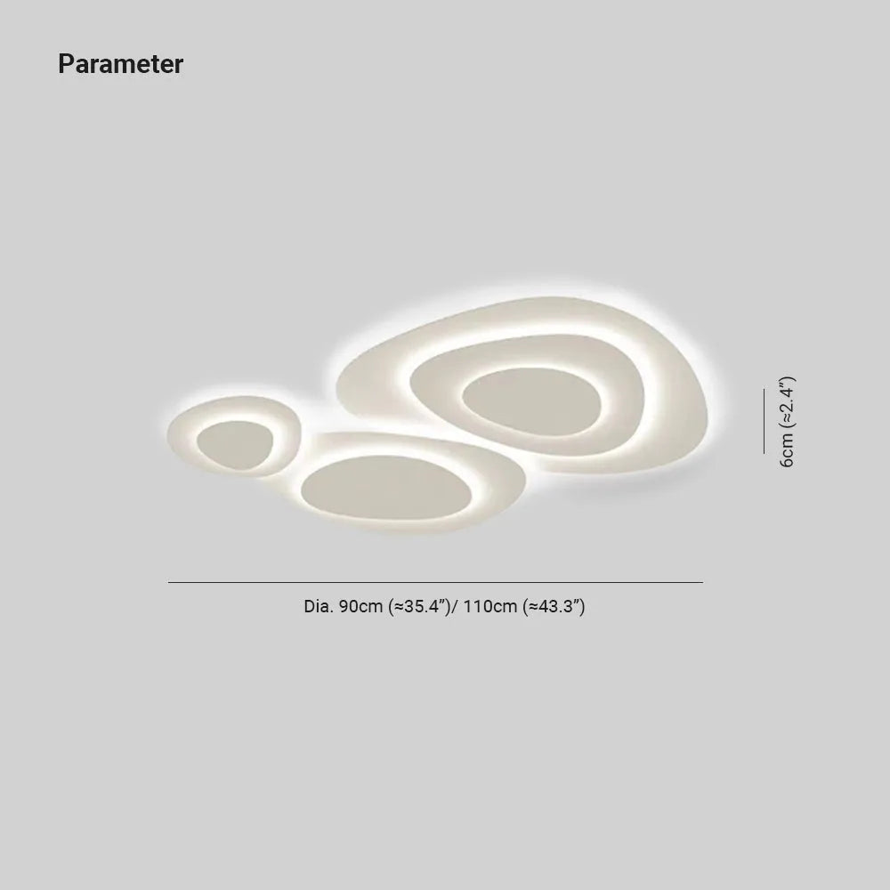 Taklampa Modern LED Metallarmatur
