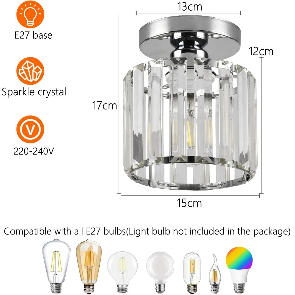 Modern Flush Mount Ceiling Light – 1-Ljuskälla Hall Fixture