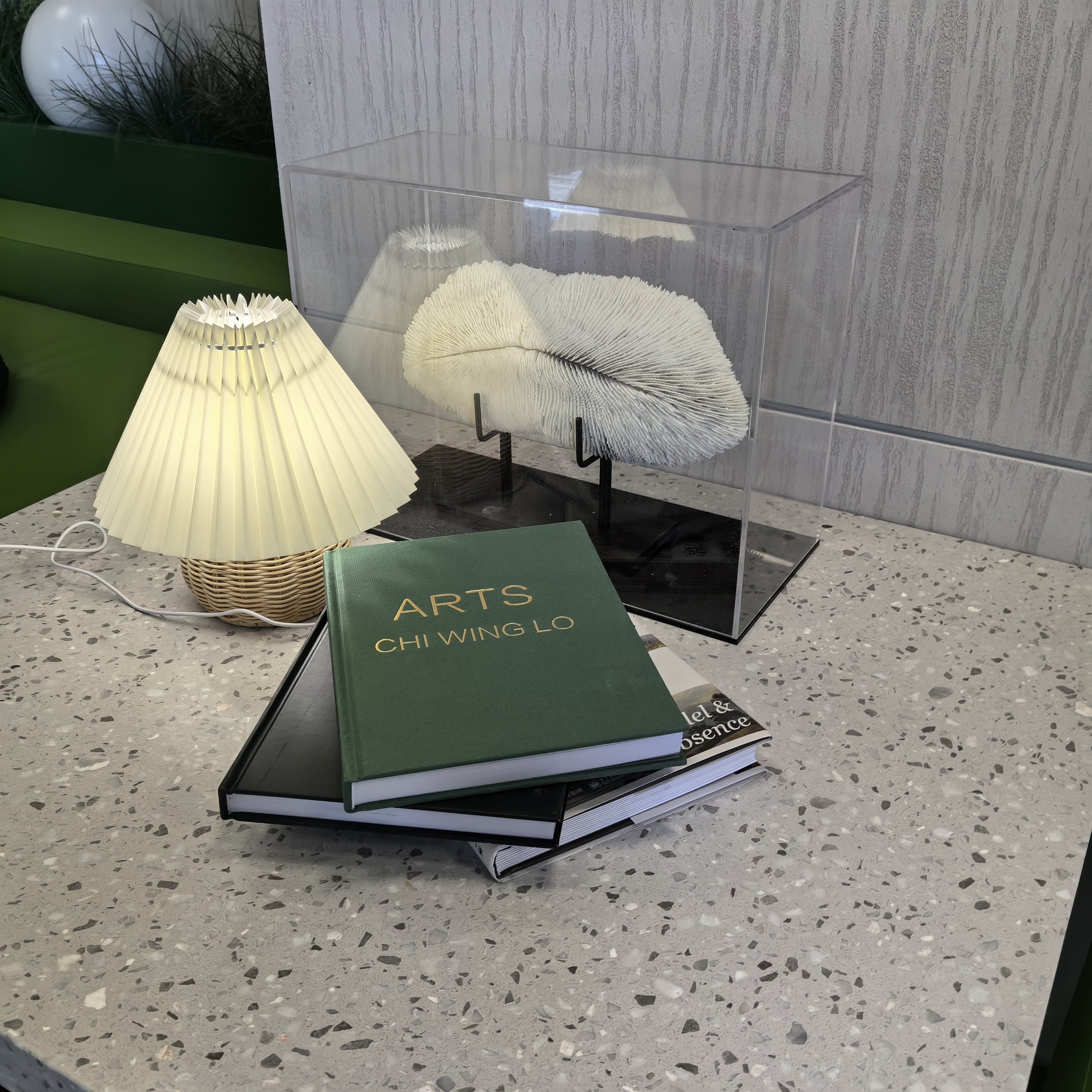 Bambu Vävd Bordslampa - Mysig och Finslipad Design