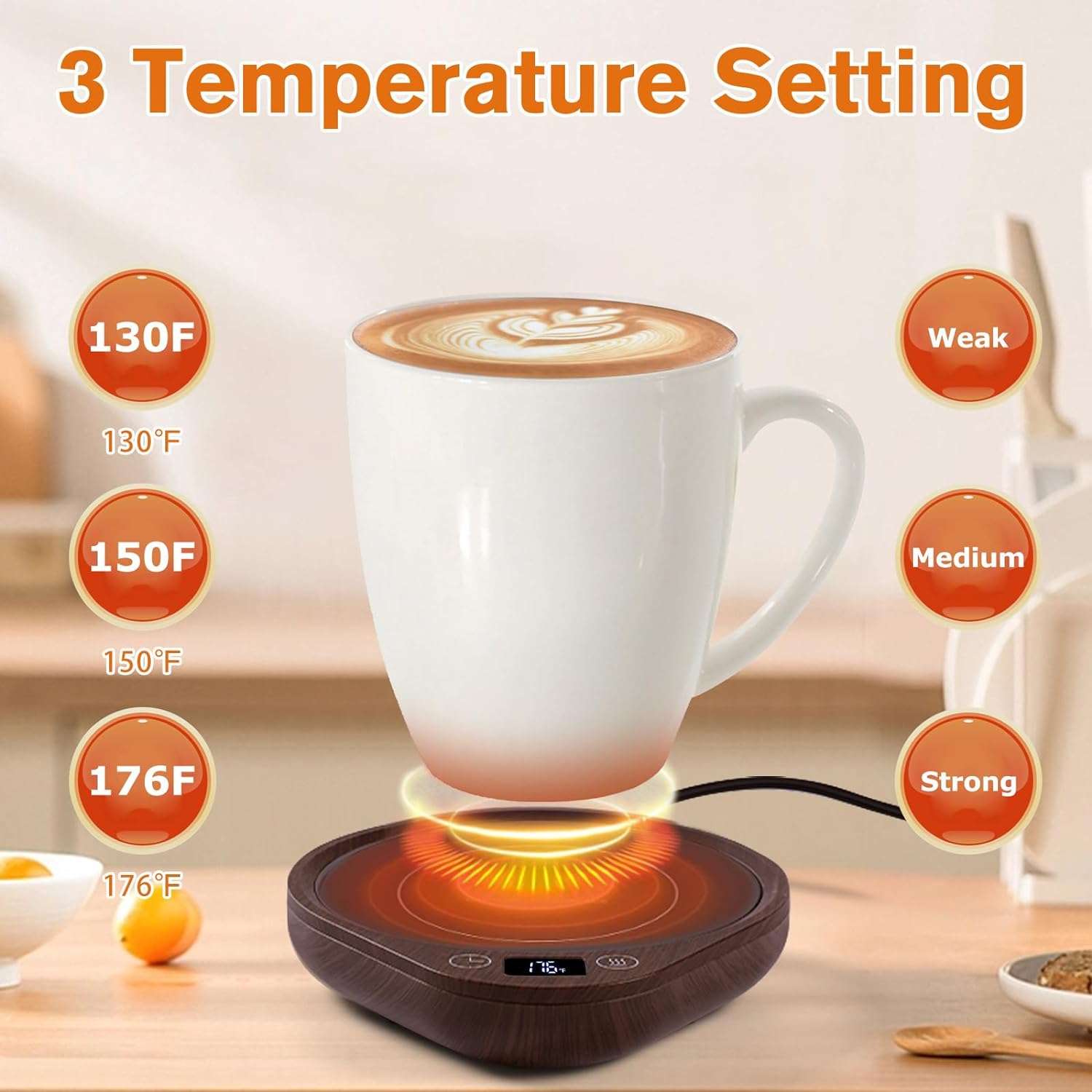 Kaffemugg Värmare Set