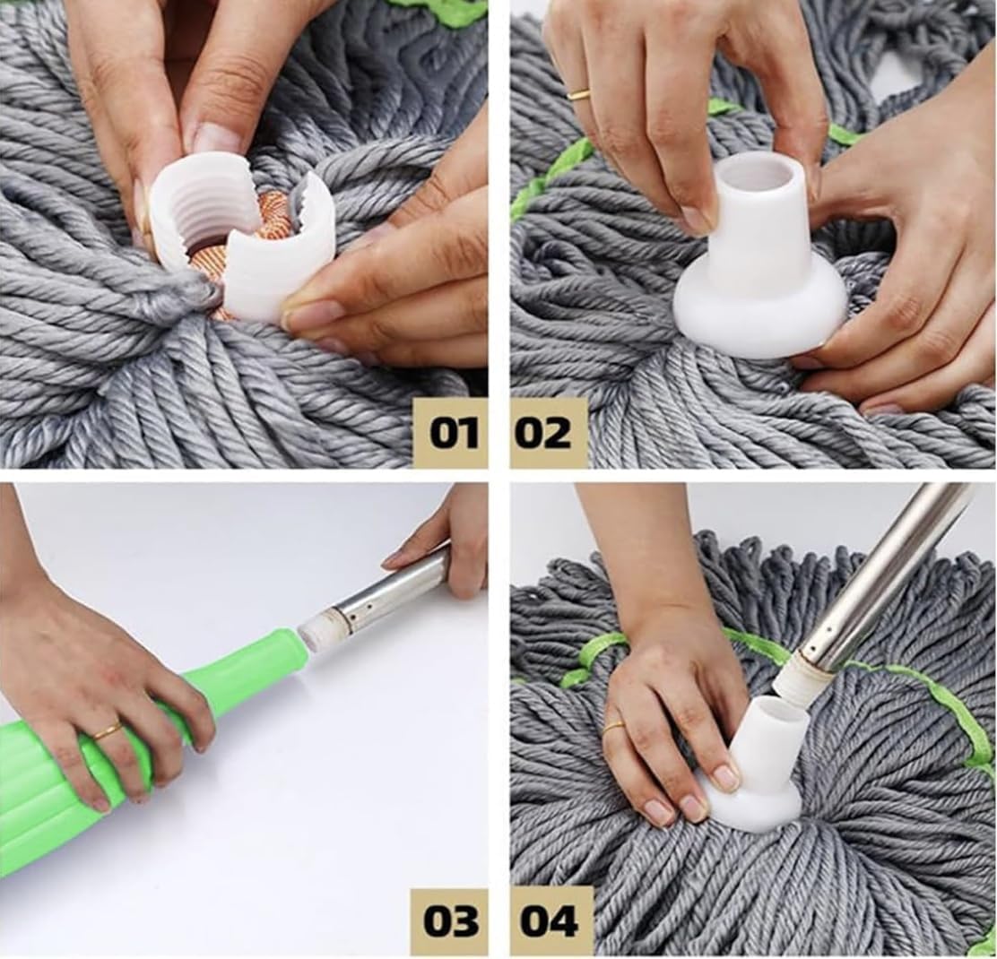 Självutdragande mopp