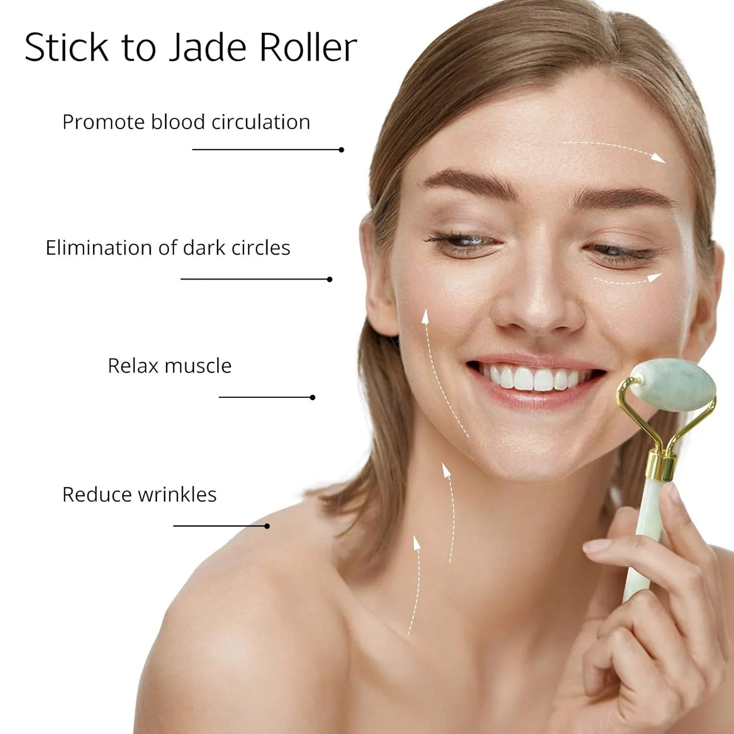Instant Glow Gua Sha & Jade Roller Set | För strålande hud och naturlig avslappning