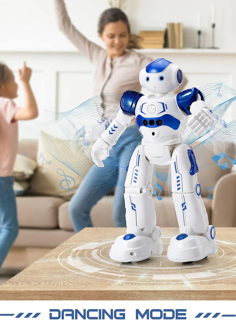 Royallure Smart RC Robot Legetøj til Børn med Musik, Dans, Infrarød Sensor & Fjernbetjening