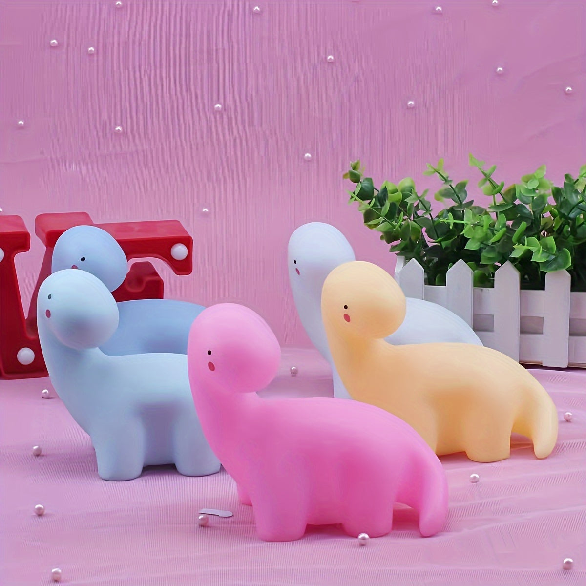 DinoGlow - Tecknad Dinosaurie Nattlampor för Sovrum & Vardagsrum