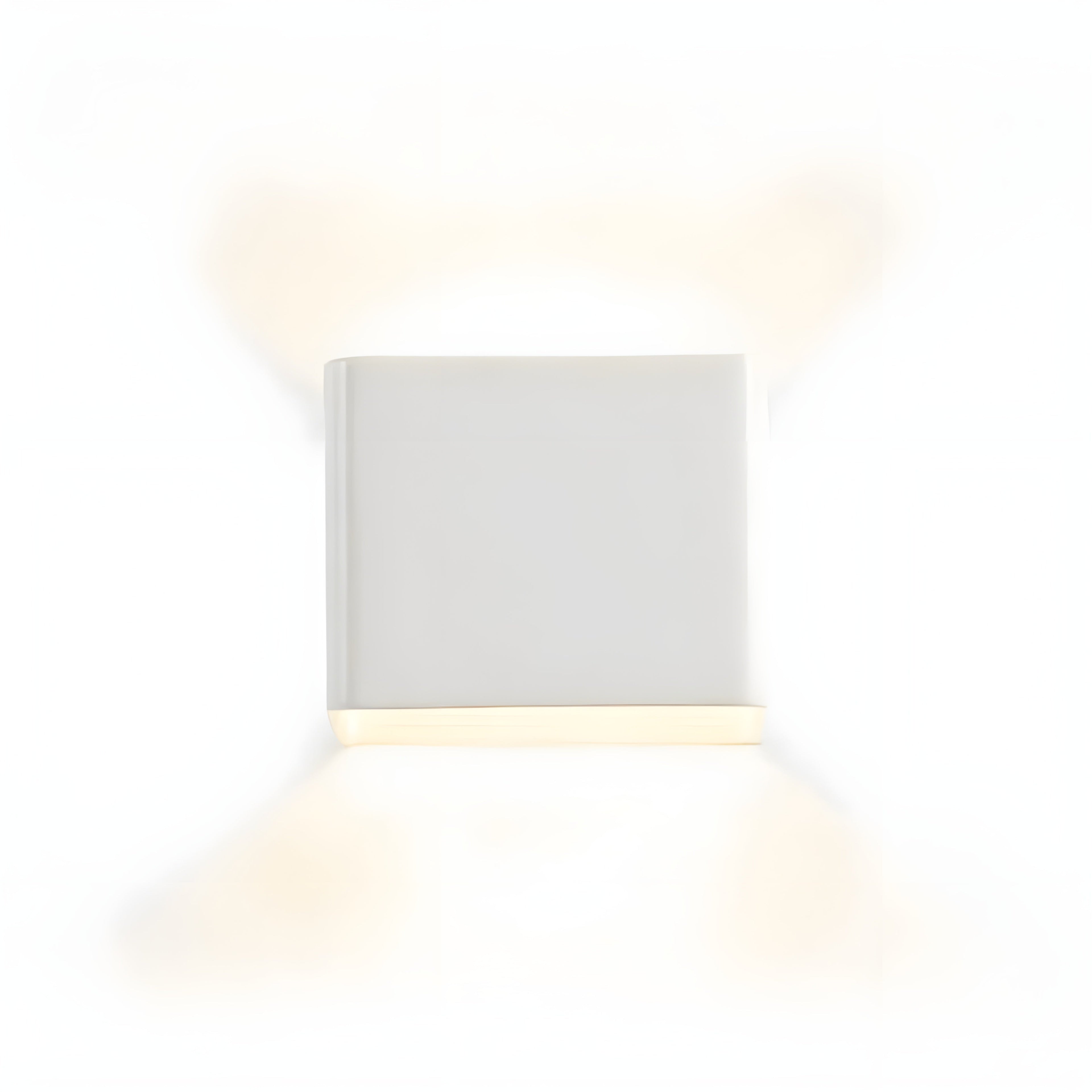 GlowBurst Light - Modern Fyrkantig LED Vägglampa