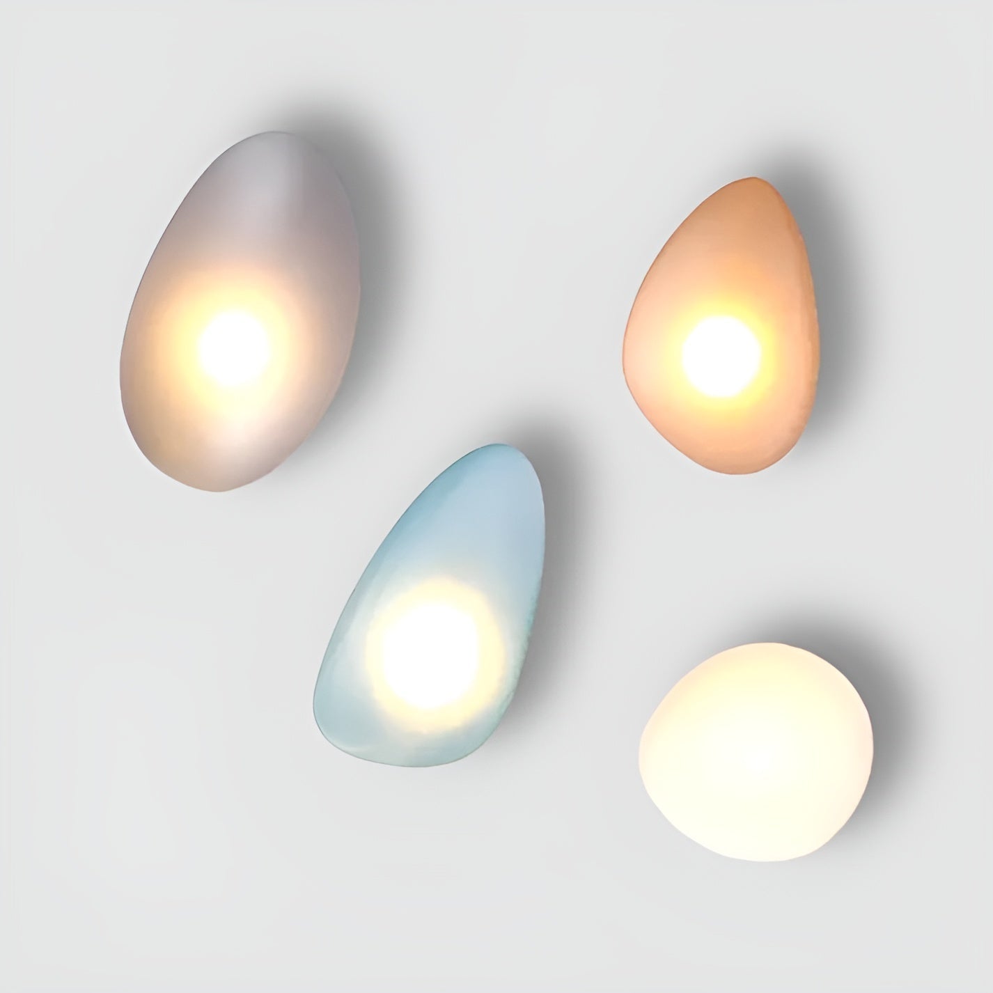 AuroraGlass Light - Nordisk glasfönster vägglampa