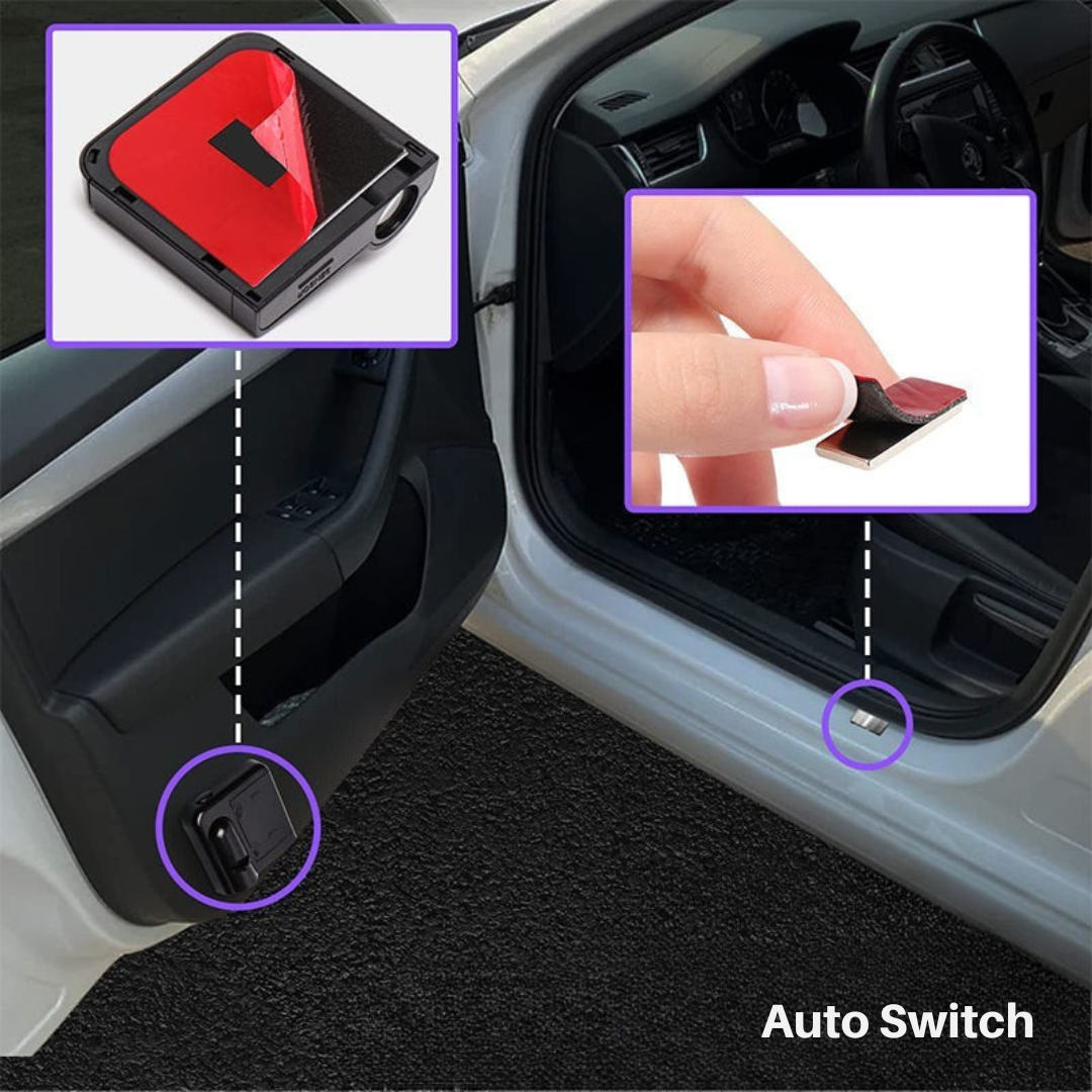 Bil Dörr LED Logotyp Projektor Lampor