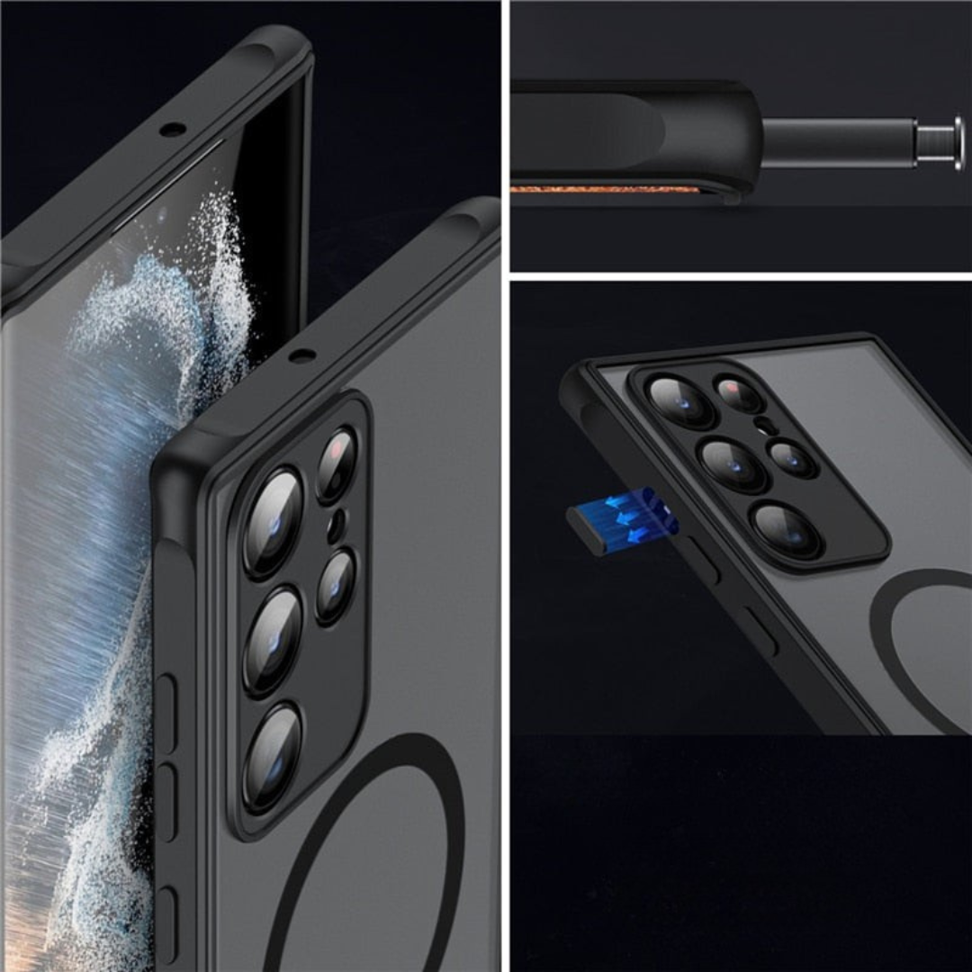 Telefonfodral med kamera- och skärmskydd