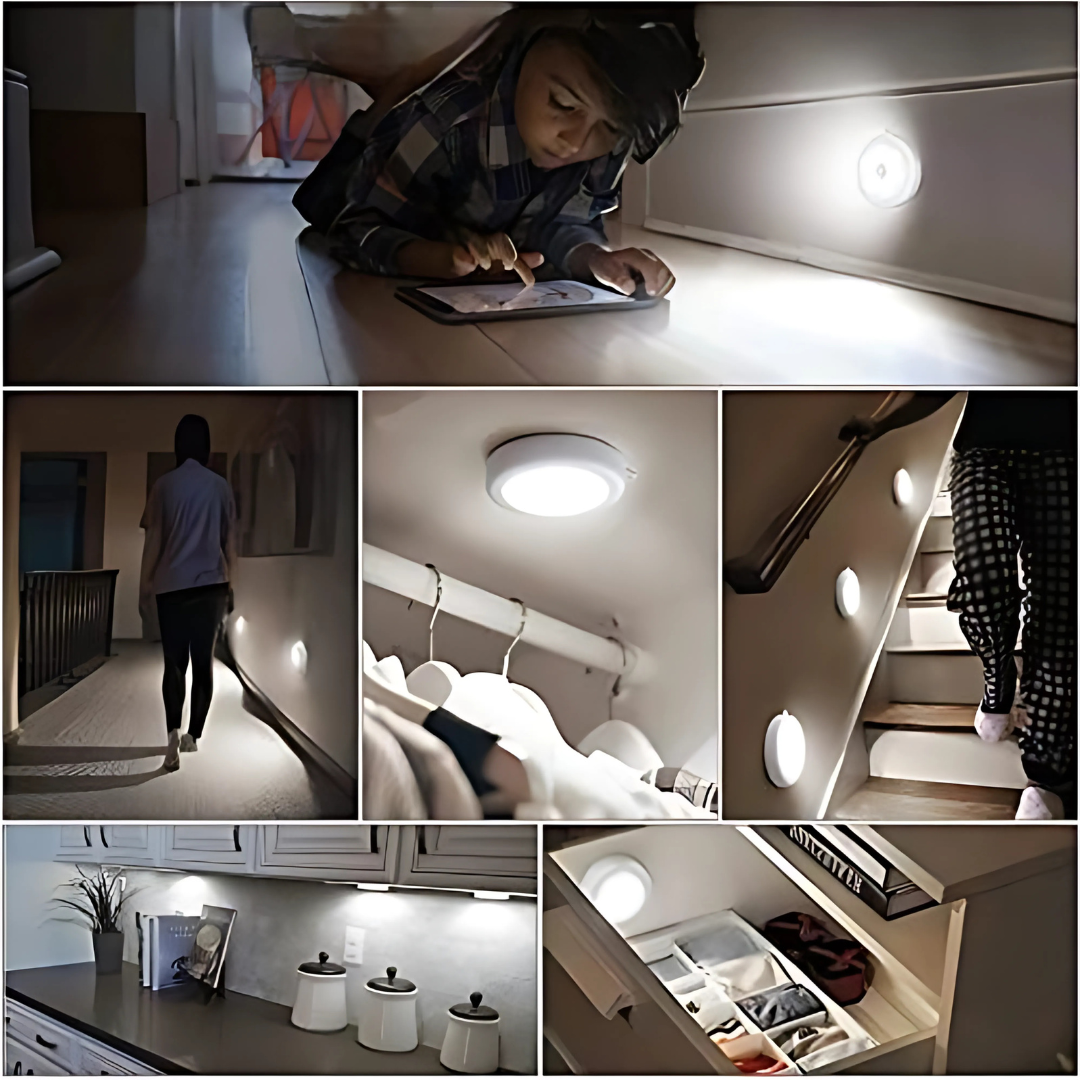 Rörelsesensor Vägglampa LED Nattlampa