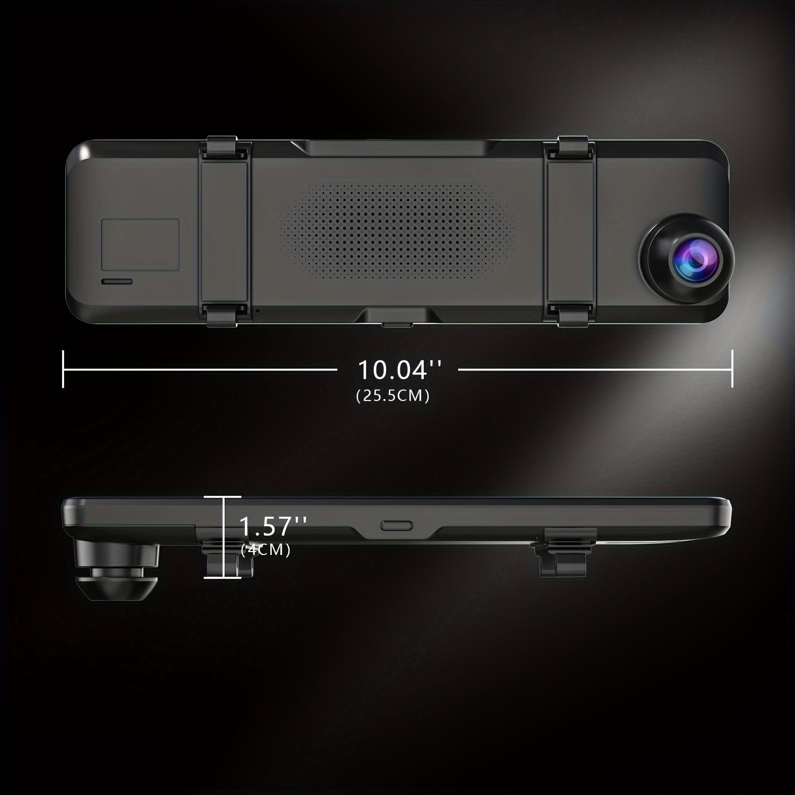 4K Dash Cam Främre & Bakre Inspelning