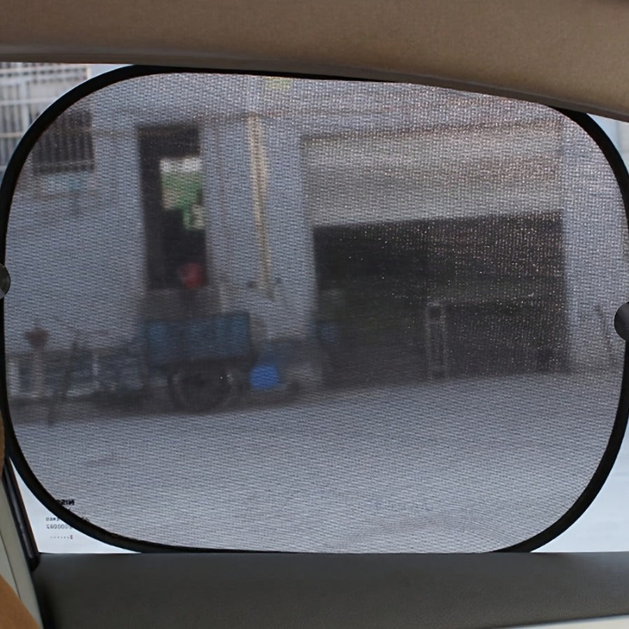 Carvallo-Solskydd SolarisFix | 2-pack för bakrutor | UV-skydd & värmeskydd | Med sugkoppar