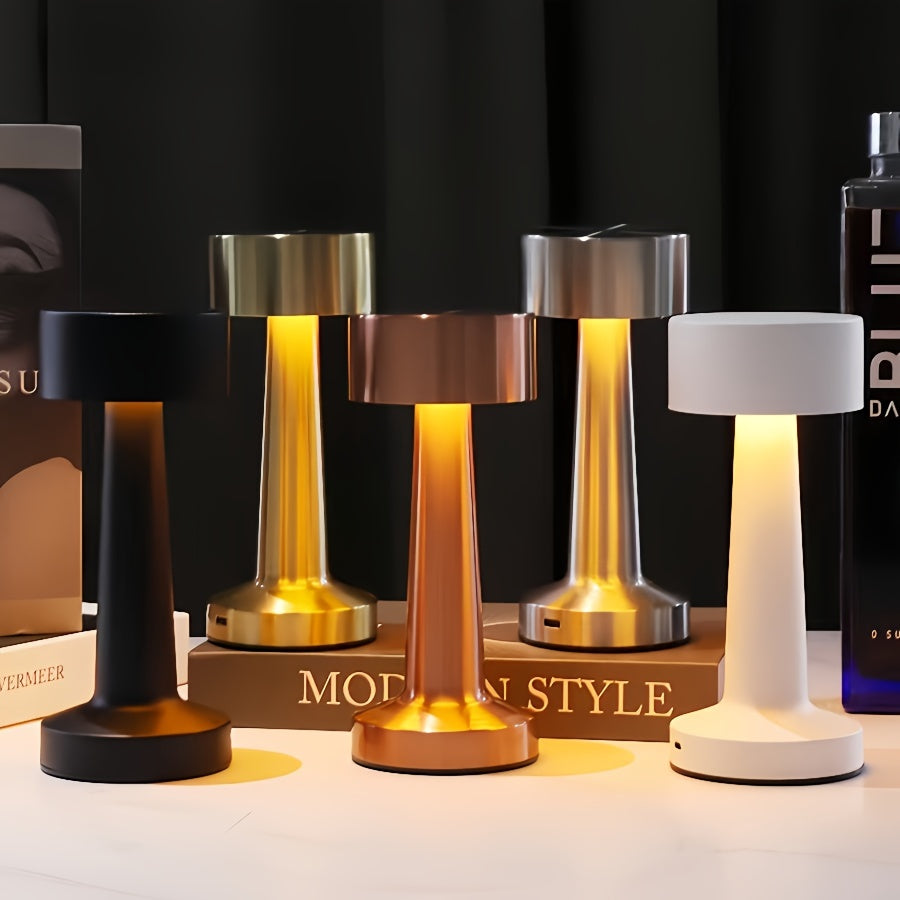 AuroraDesk - USB Laddningsbar LED Skrivbordslampa med Touchkontroll