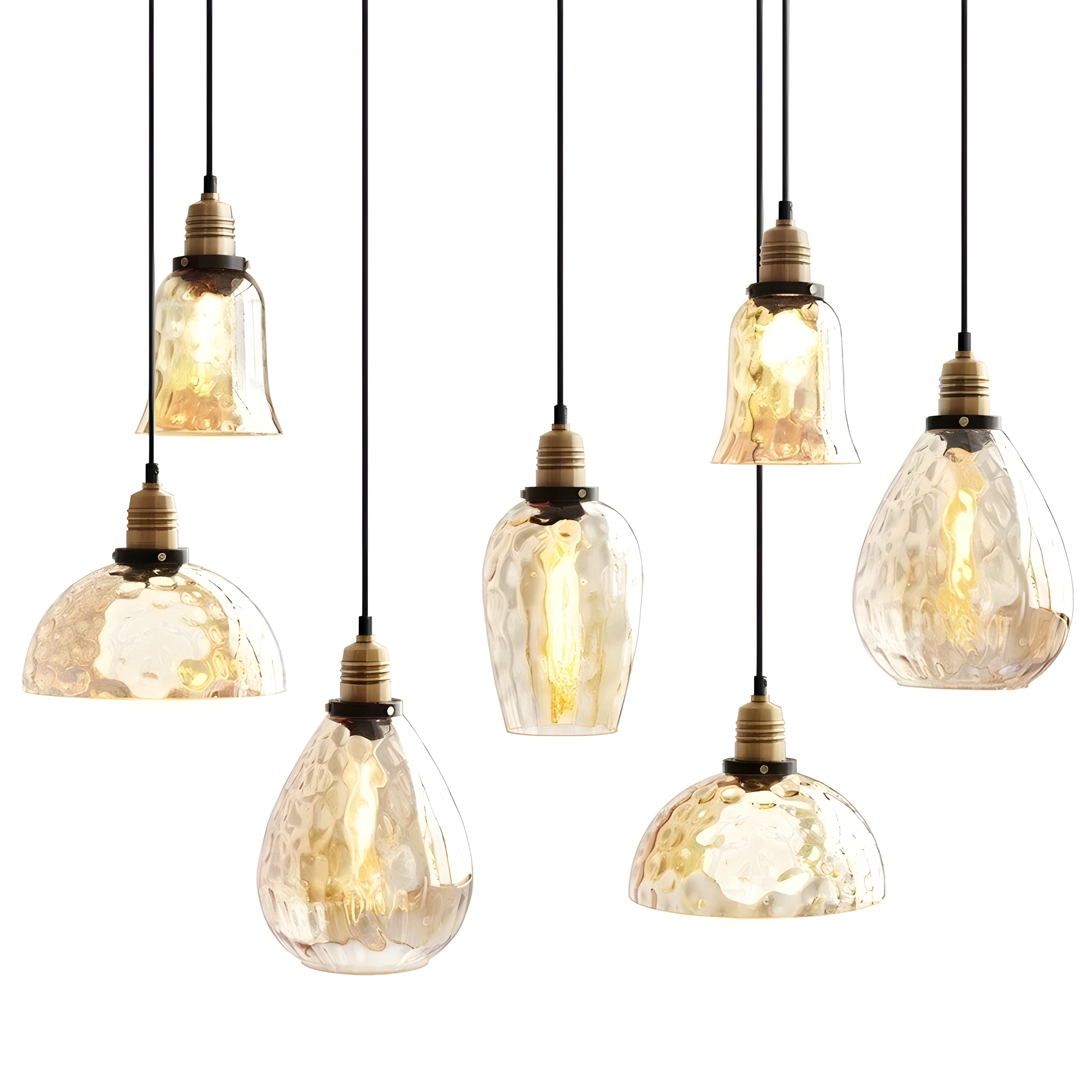 AmberLuxe Light – Industriell Loftstil LED Pendellampa