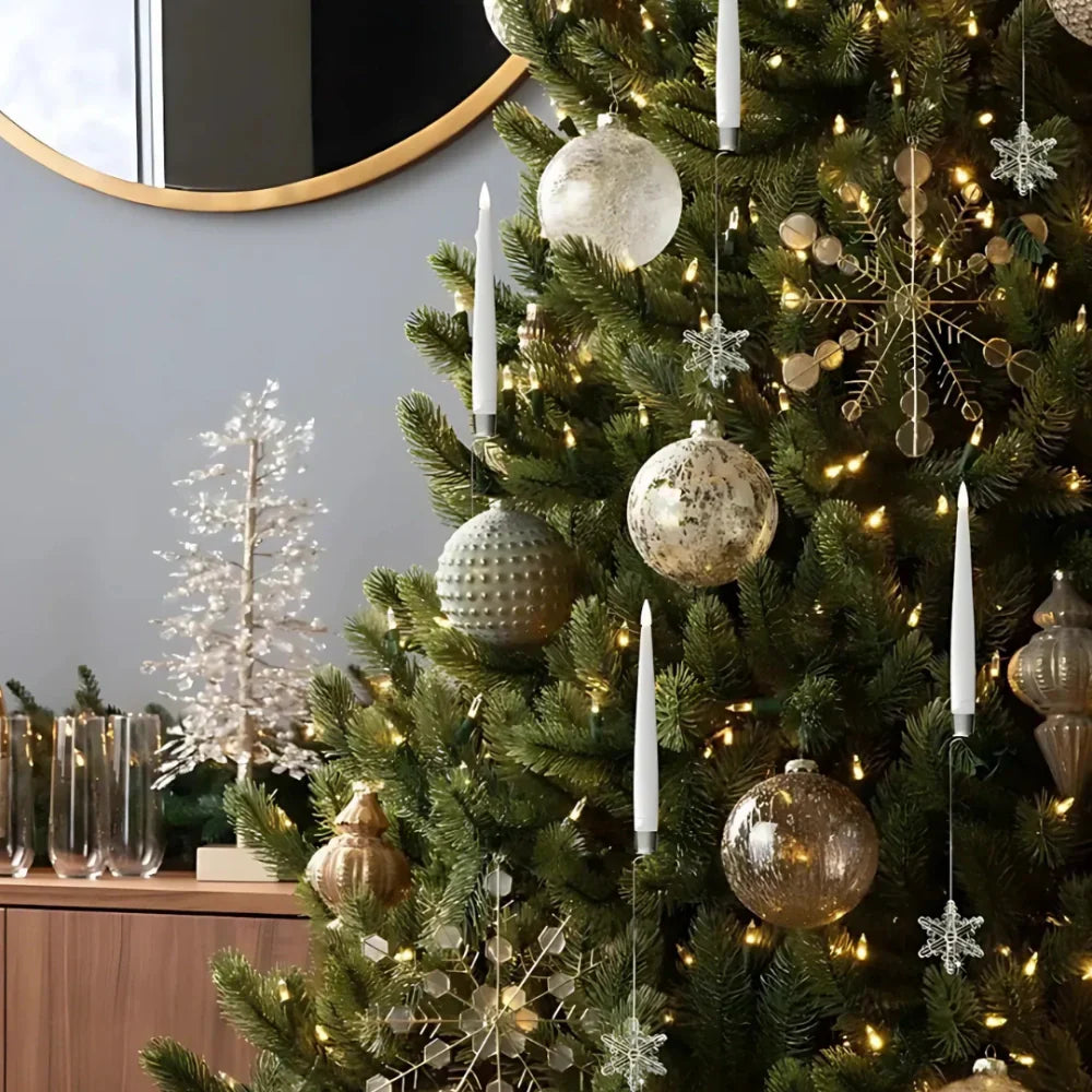 Julgransbelysning med fladdrande LED-ljus