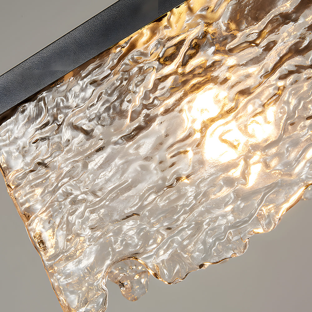 1/2-Ljus Glas 3-Stegs Dimbara Krona Lampa Matrum Belysning