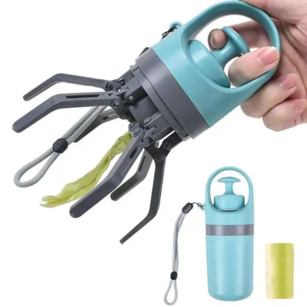 PawPull - Kompakt hundavfallsöppnare med automatisk draghandtag och bärrem