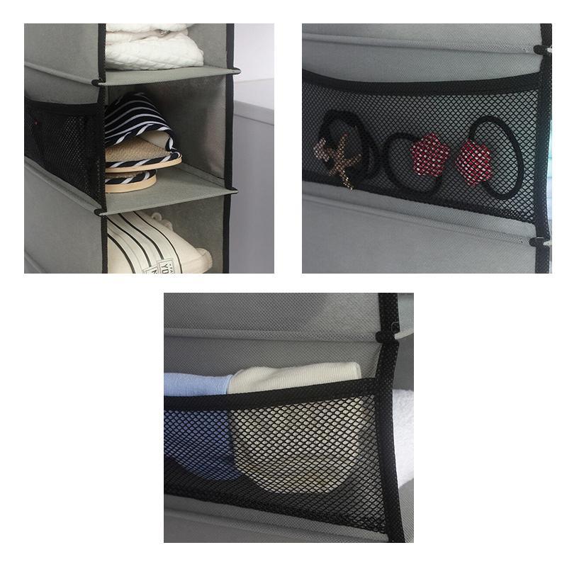 Carvallo - 10 sektioner skor klädesorganisatör