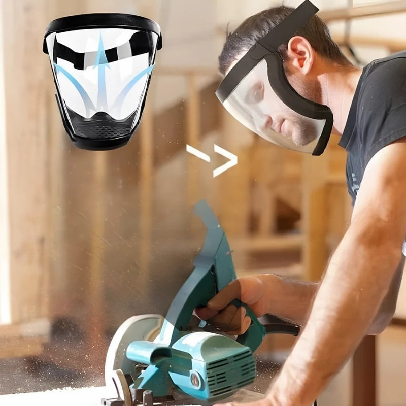 ShieldGuard – Hela ansiktskyddet med klart sikt