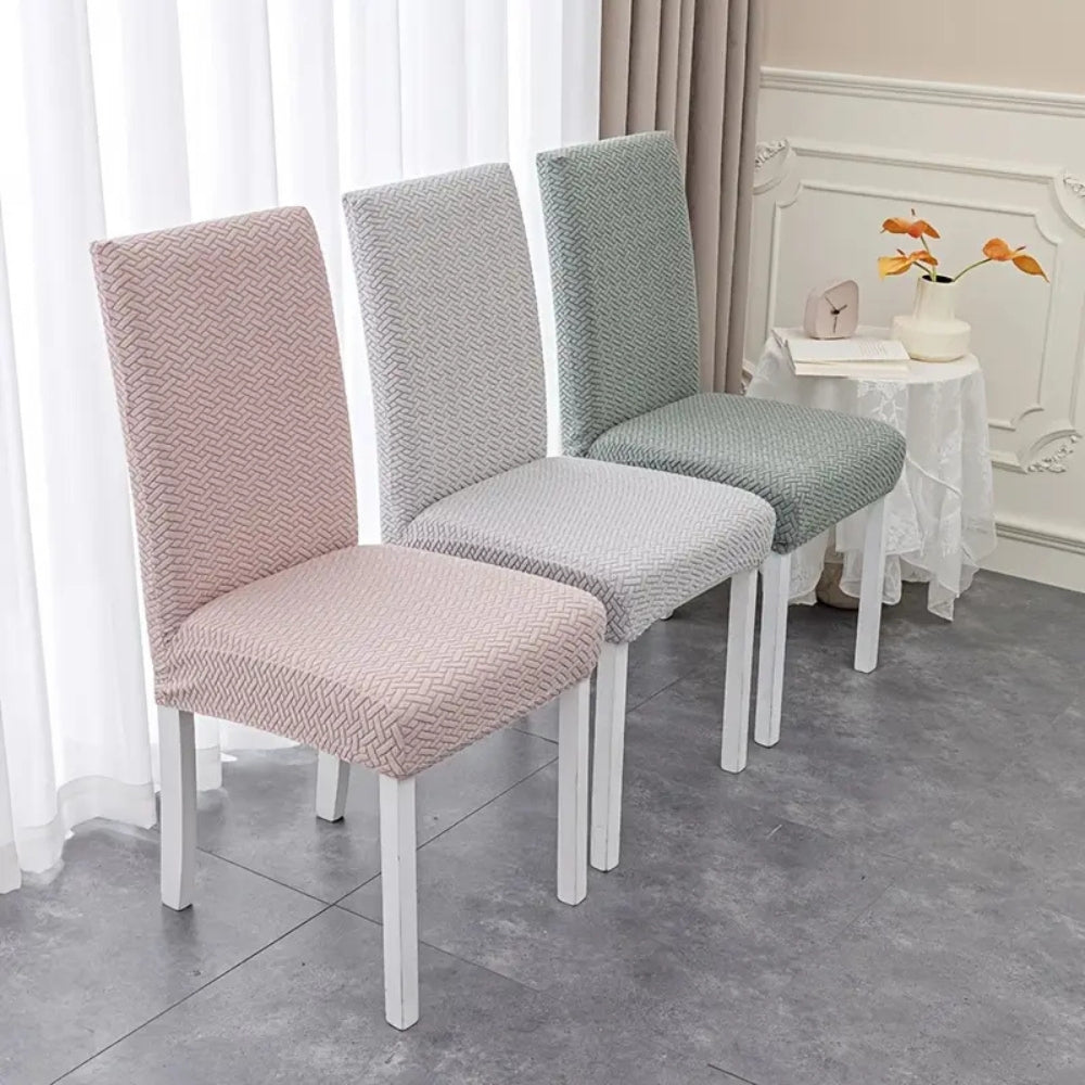 Sylva Jacquard Sammet Stretch stolsoverdrag