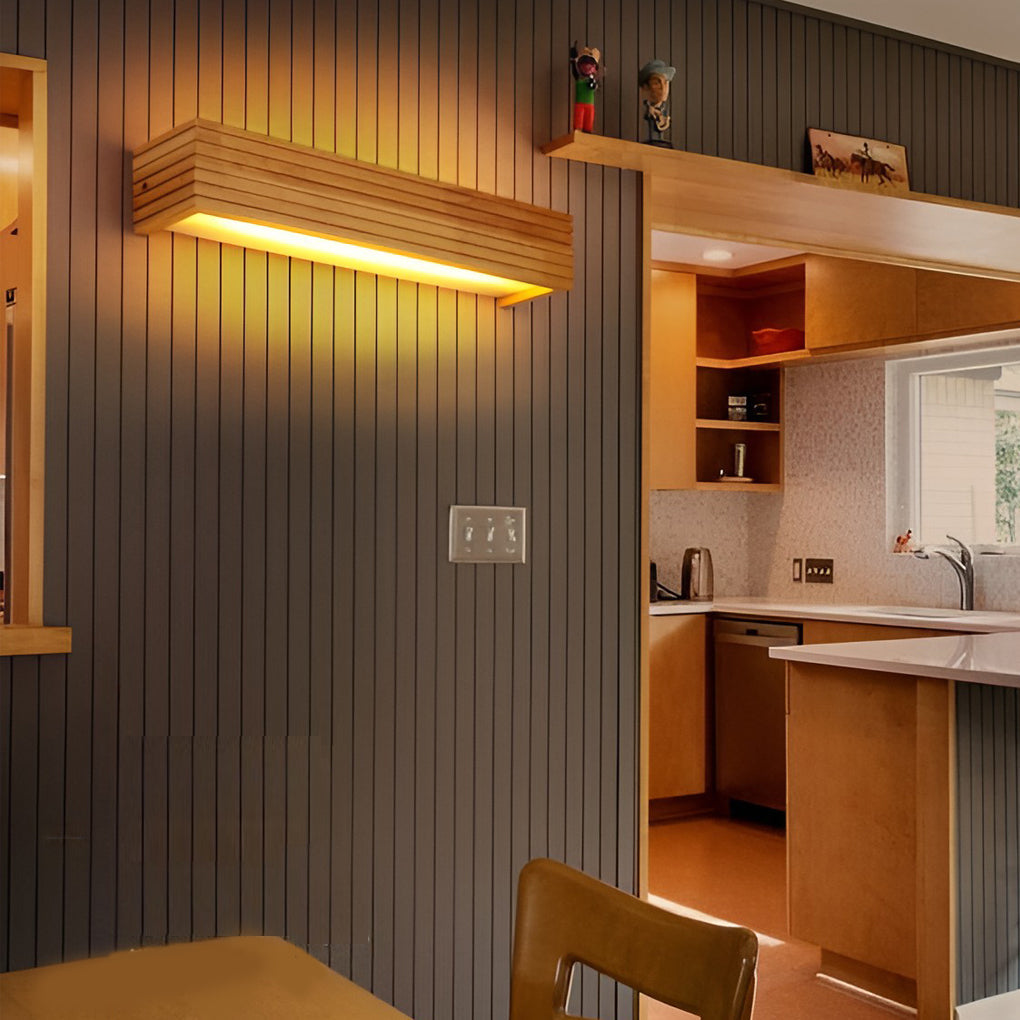 NordicLux - Fyrkantig Vattentät LED Vägglampa med Spegelbelysning