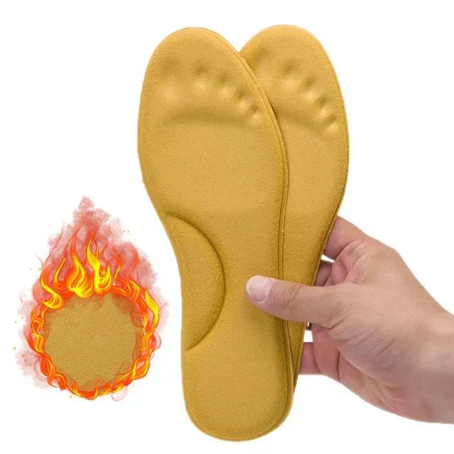 Självvärmande isolerande insoles
