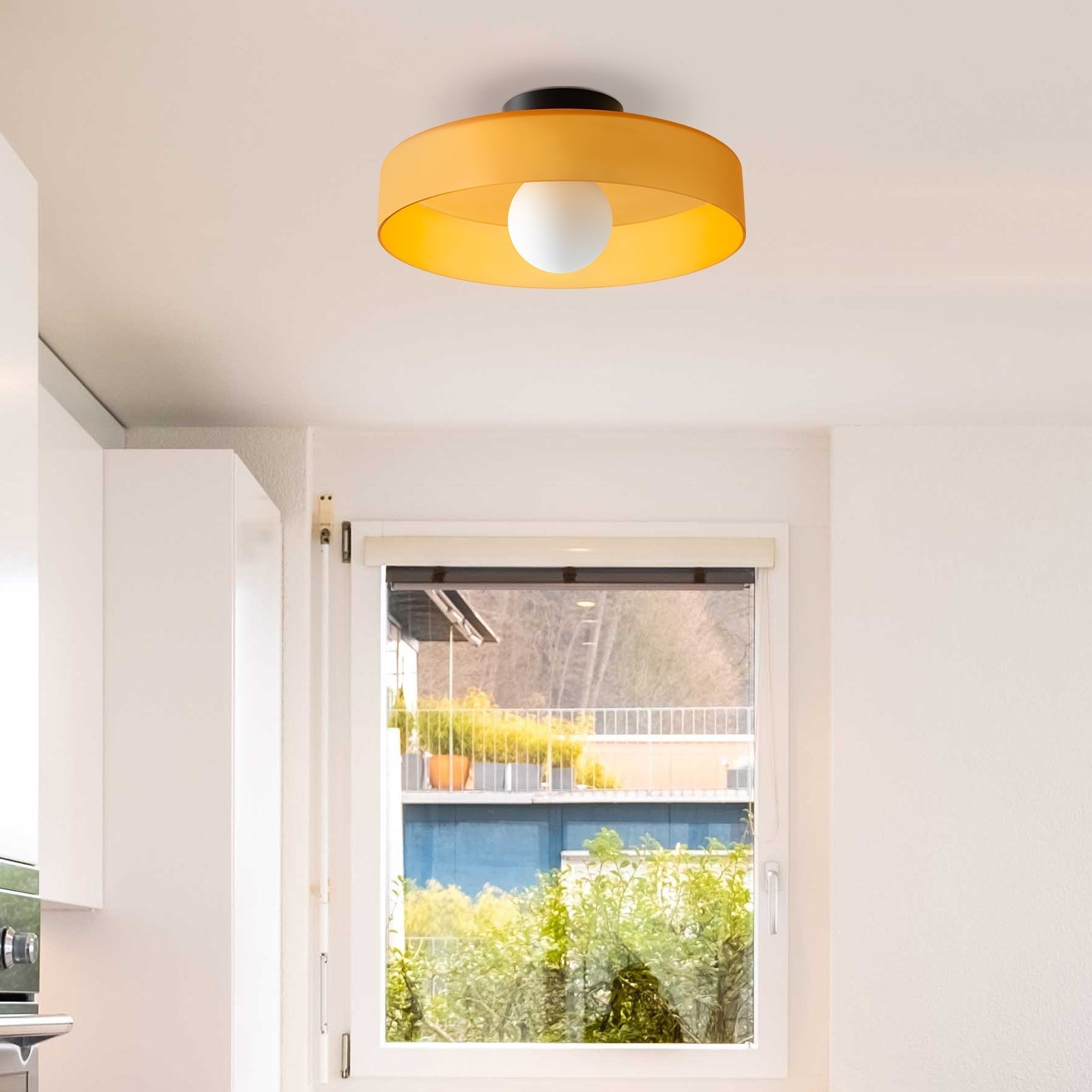 Glas Ceiling Light | 9.8–13.7in | Modern Glow | Elegant Interior Accent | Brick by Brick