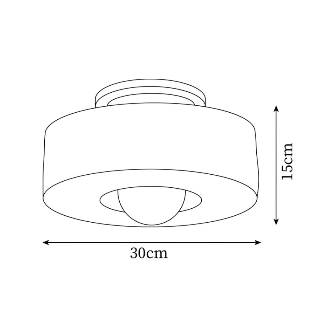 Galini | Rund LED-taklampa i modern minimalistisk stil