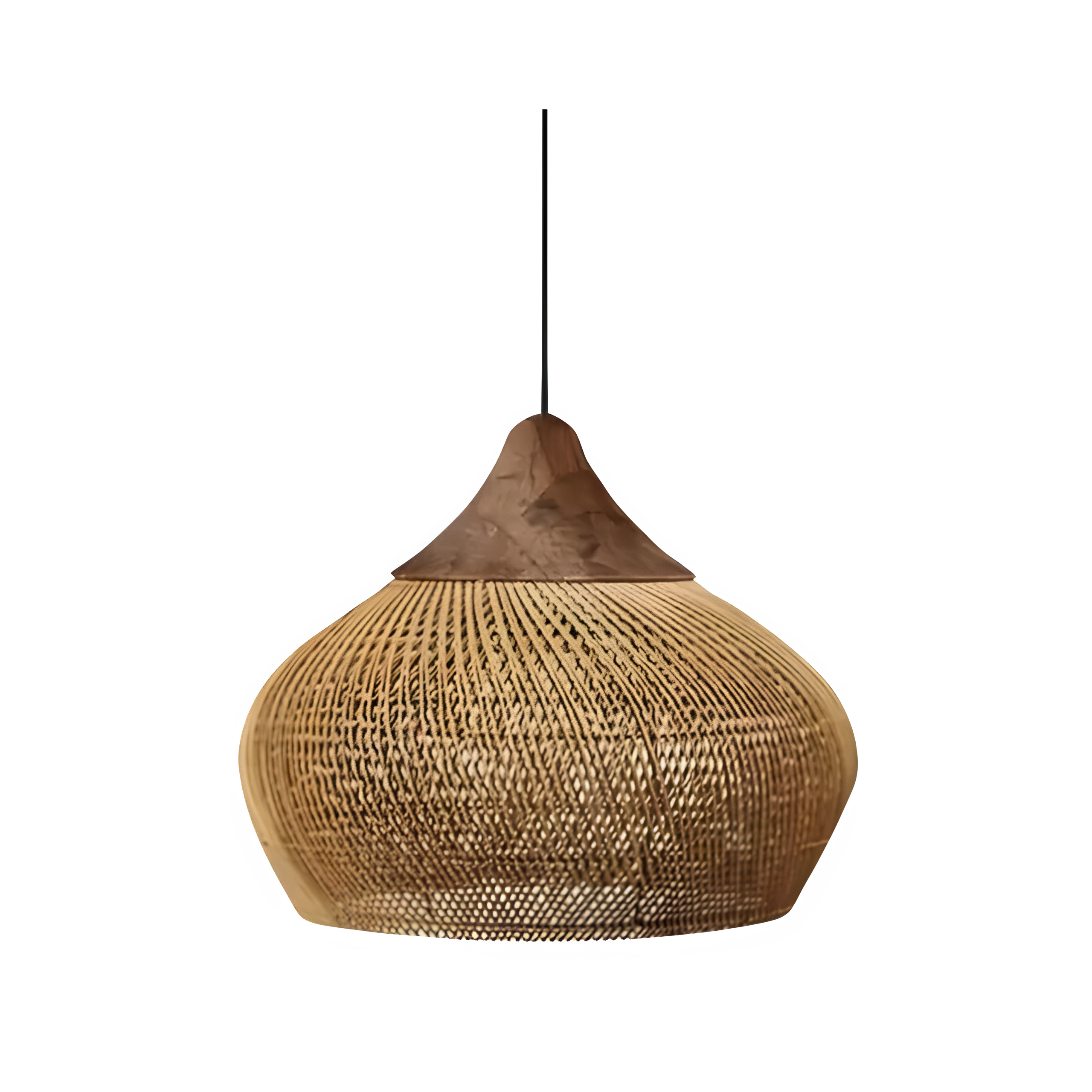 BistroBeam Light - Modern Rattan- taklampa