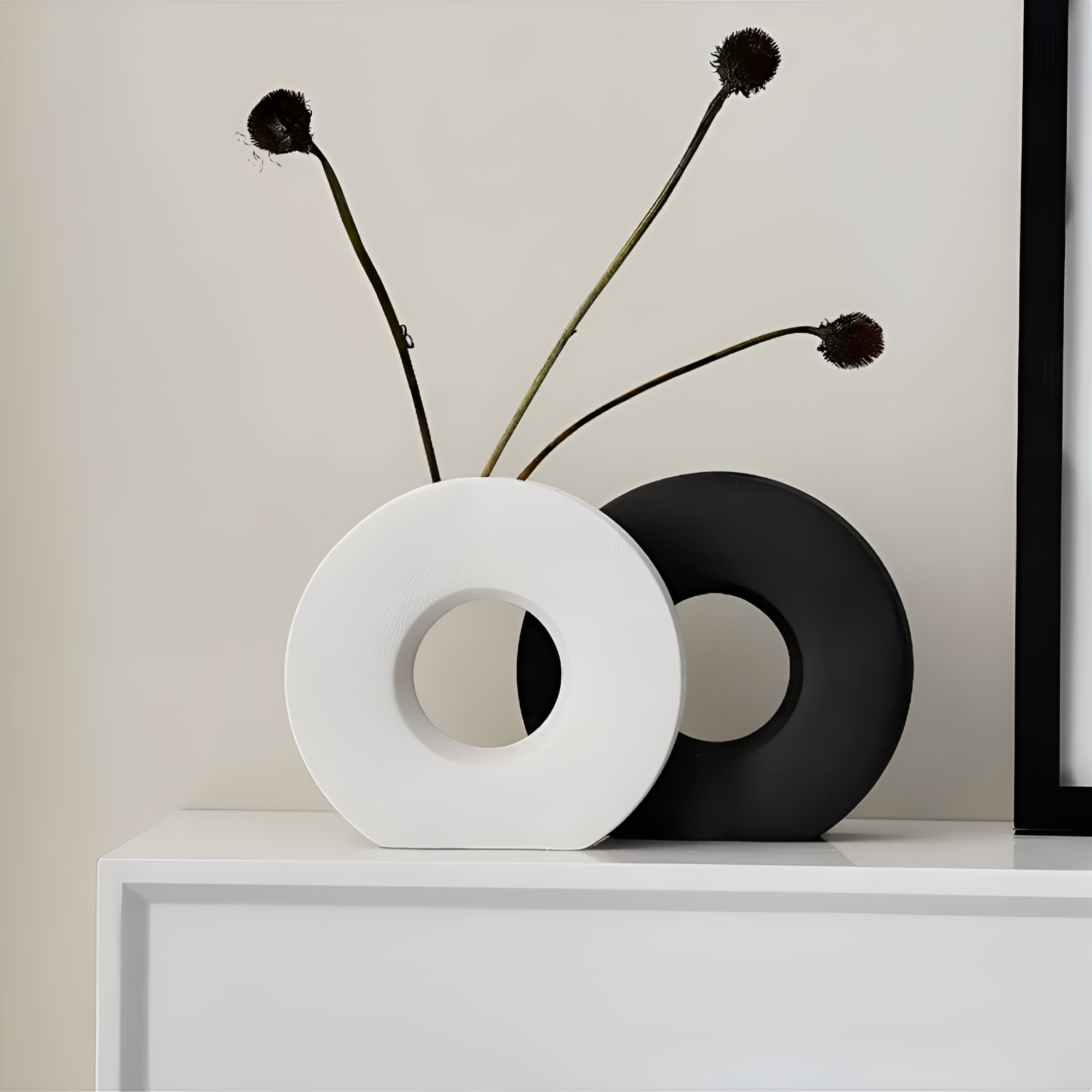 Nordic minimalist style ceramic vase