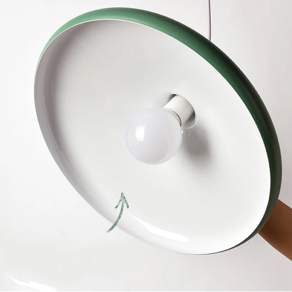 Nordisk Macaron Pendant Light | Trä Accent | Minimalistisk Charm | D7.09"-15.35" | Brick by Brick