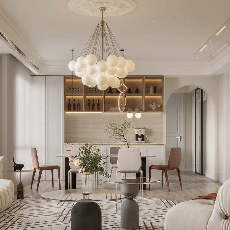 Glamora - Design Hänglampa i Metall och Glas