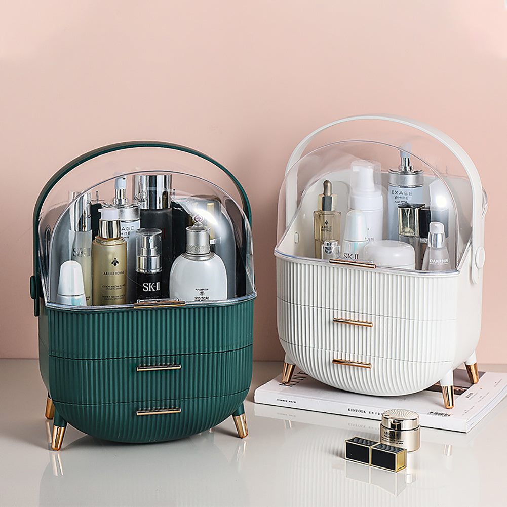 Makeup Storage Organizer med lådor - Kosmetisk bordsskåp